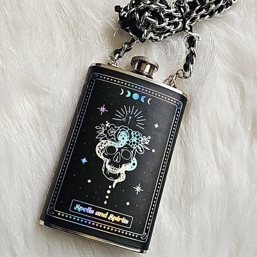 Iridescent flask. NWOT